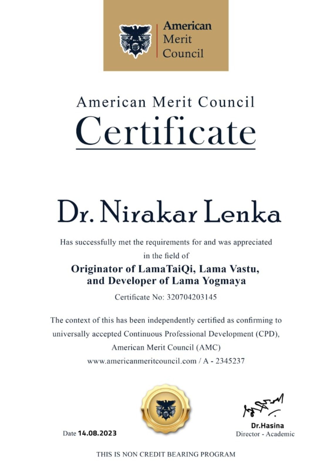 Certificate 16