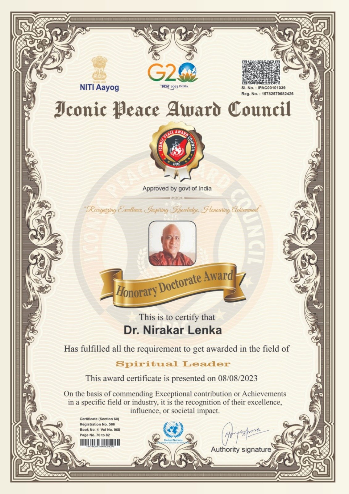 Certificate 20